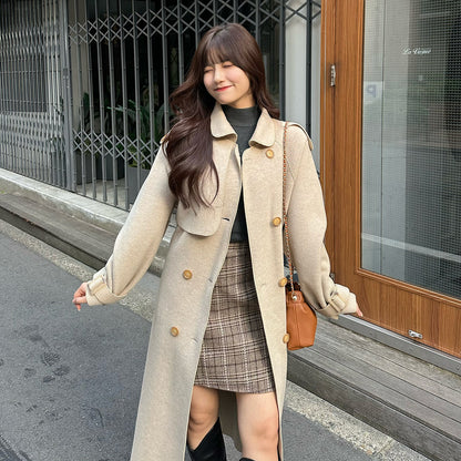 Erin™ - Double-Button Stencil Collar Coat [Last Day Discount]