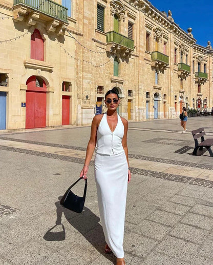 Vivian™ - Women's Vest and Long Skirt [Last Day Discount]