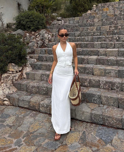 Vivian™ - Women's Vest and Long Skirt [Last Day Discount]