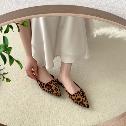 Gisela™ - Elegant slippers with low heel height