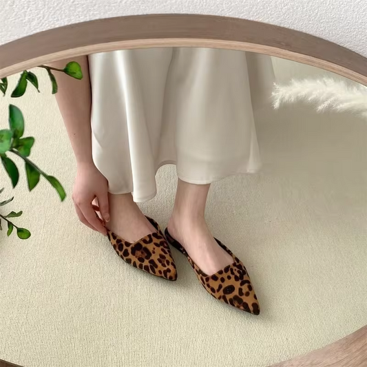 Gisela™ - Elegant slippers with low heel height