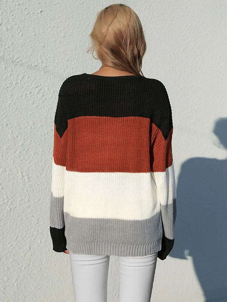 Helle™ - Fashionable round neck sweater