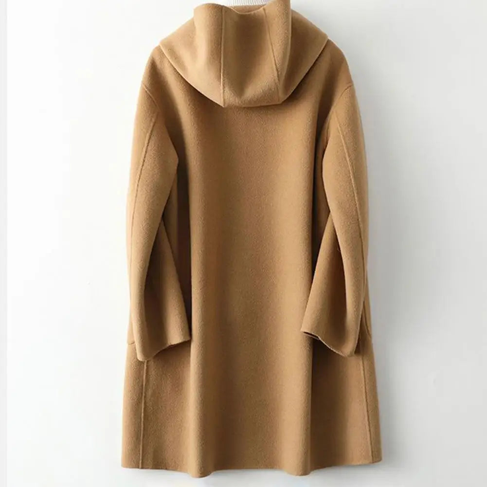 Eliza™ - Fashionable double-sided cashmere hooded jacket for women
