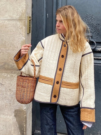 Viktoria™ - Handmade Cotton Patchwork Jacket [Last Day Discount]