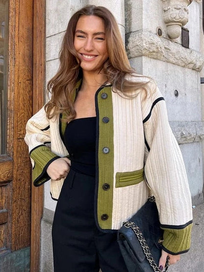 Viktoria™ - Handmade Cotton Patchwork Jacket [Last Day Discount]