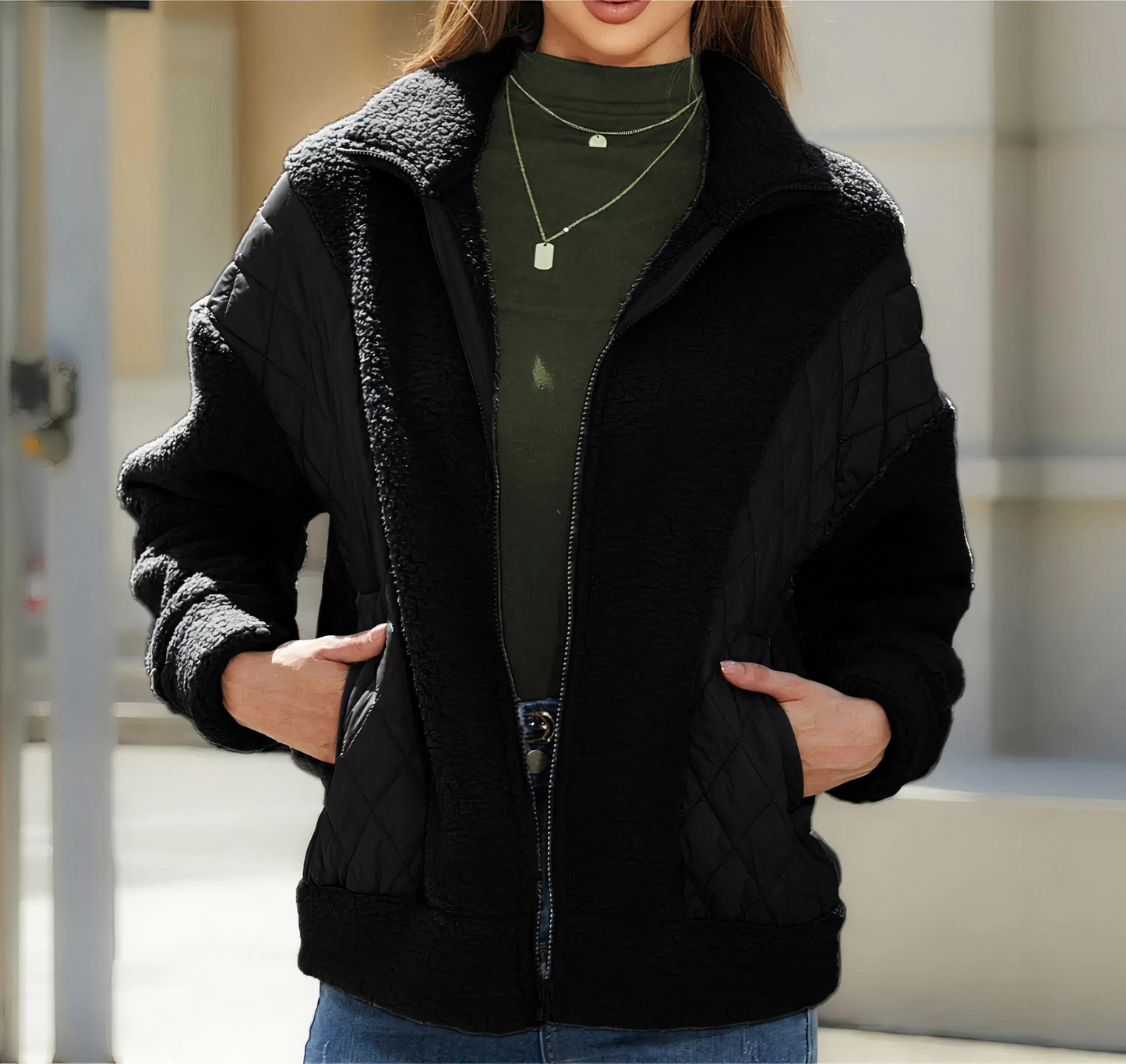 Nylah™ - Quilted Patchwork Jacket [Last Day Discount]