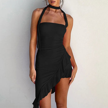 Sophia™ - Elegant halter neck dress