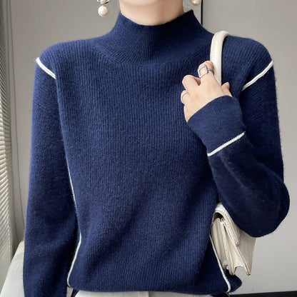 Erica™ - Elegant simple turtleneck sweater 