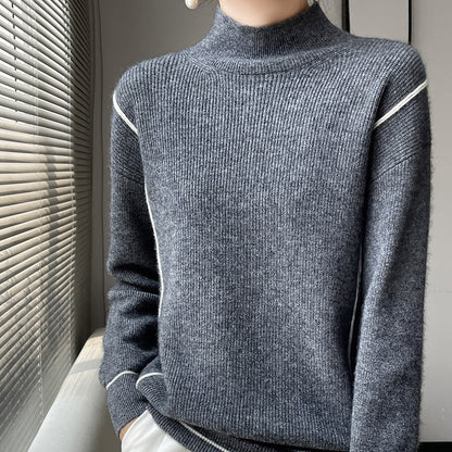 Erica™ - Elegant simple turtleneck sweater 