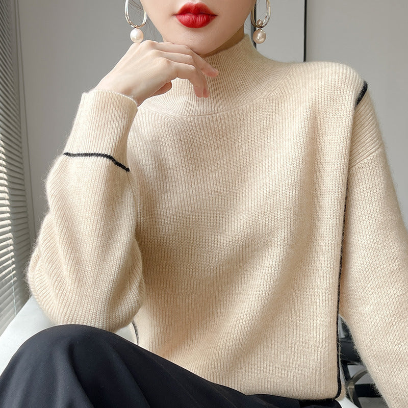 Erica™ - Elegant simple turtleneck sweater 