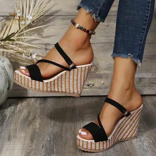 Isolde™- Stylish wedge sandals