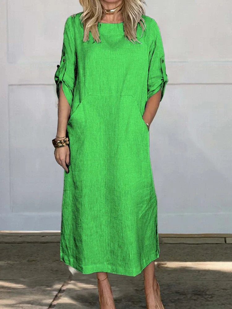 Veronica™ - Sweater dress with pockets