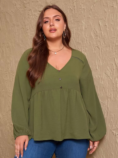 Oswald | Elegant V-neck blouse