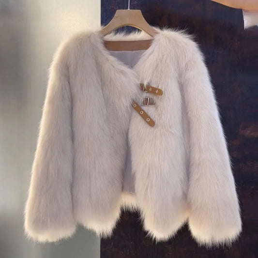 Joanna™ - Fluffy Fur Coat [Last Rag Discount]