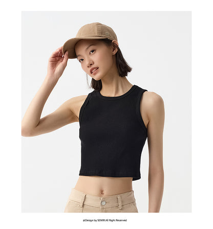 Frieda | Minimalist round neck top