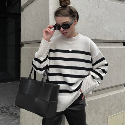 Quenny™ - Striped Pullover Sweater