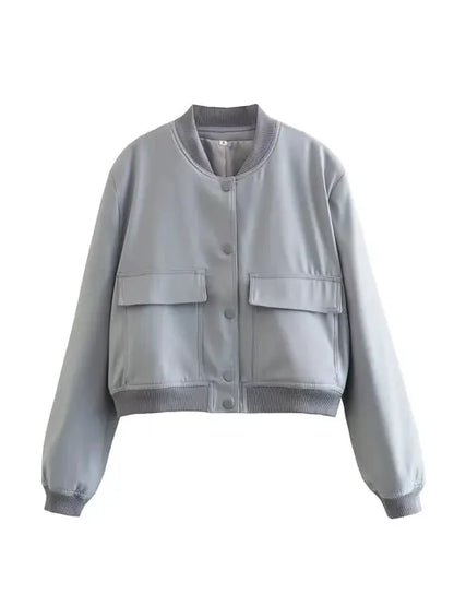 Gisela™ - Casual women's pocket jacket
