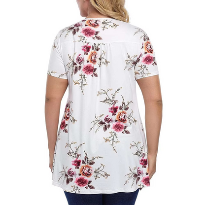 Oswald | Feminine tunic top with pleats