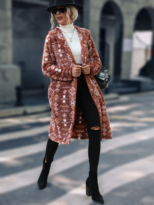 Maria | Elegant hooded coat