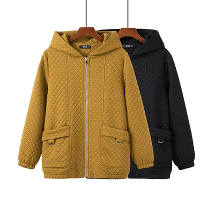 Adler™ – Padded quilted jacket with hood