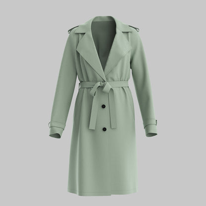Zeke | Classic trench coat with belt
