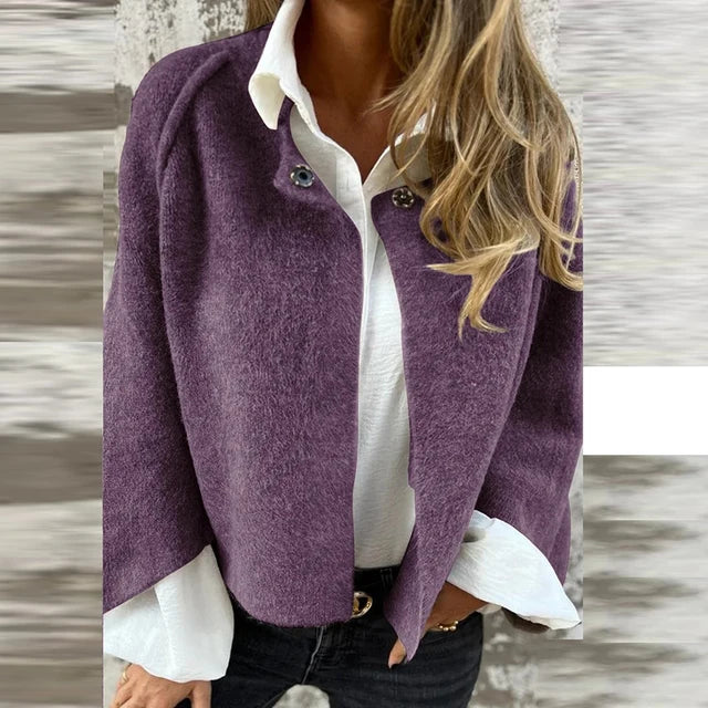 Judy™ – Stylish short jacket with buttons 