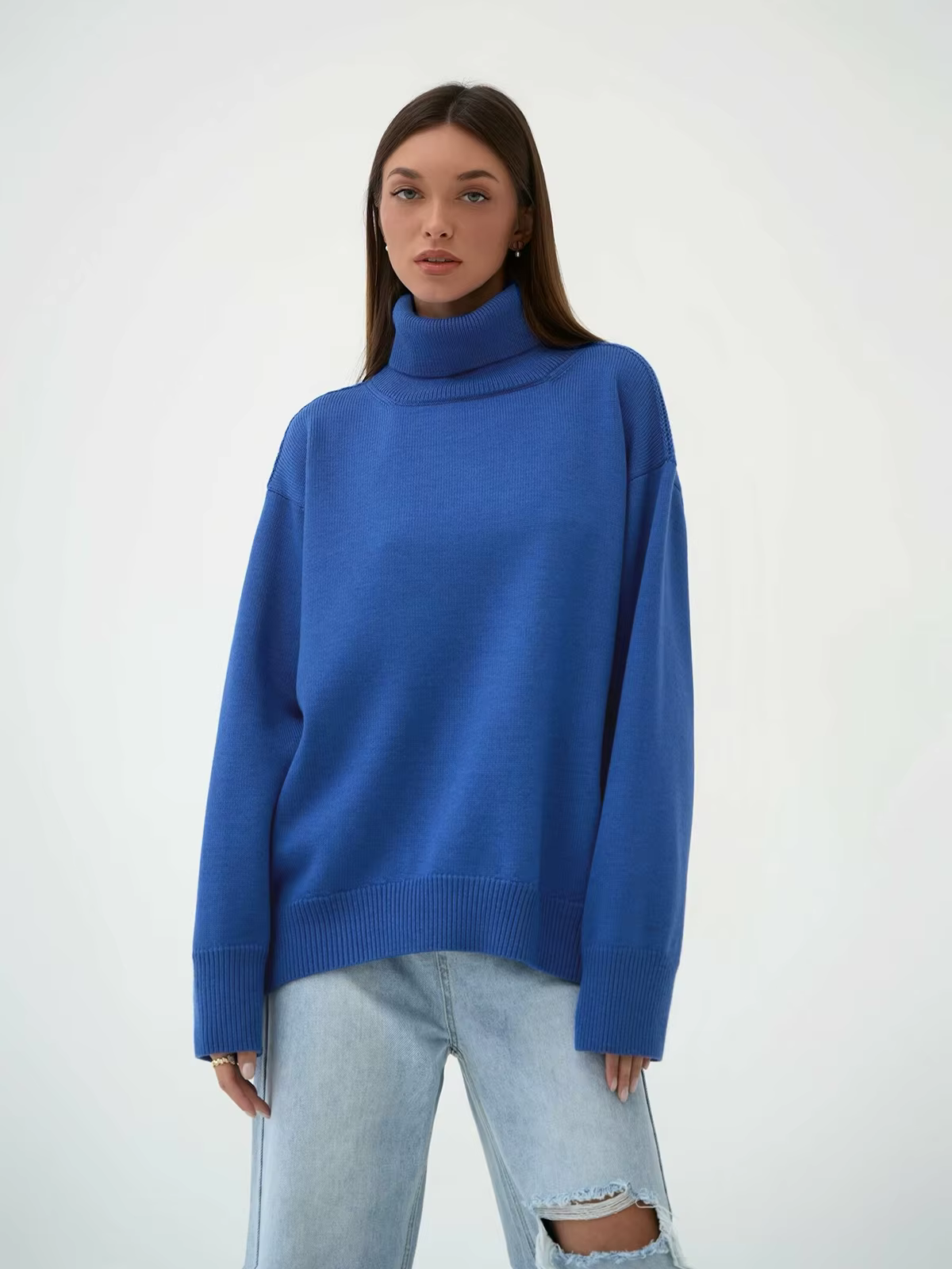 Adler™ – Cozy oversized turtleneck sweater