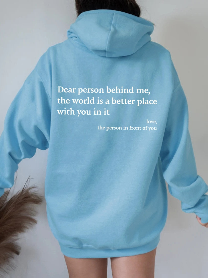 Angel™ - Dear Person Behind Me Unisex Hoodie [Last Day Discount]