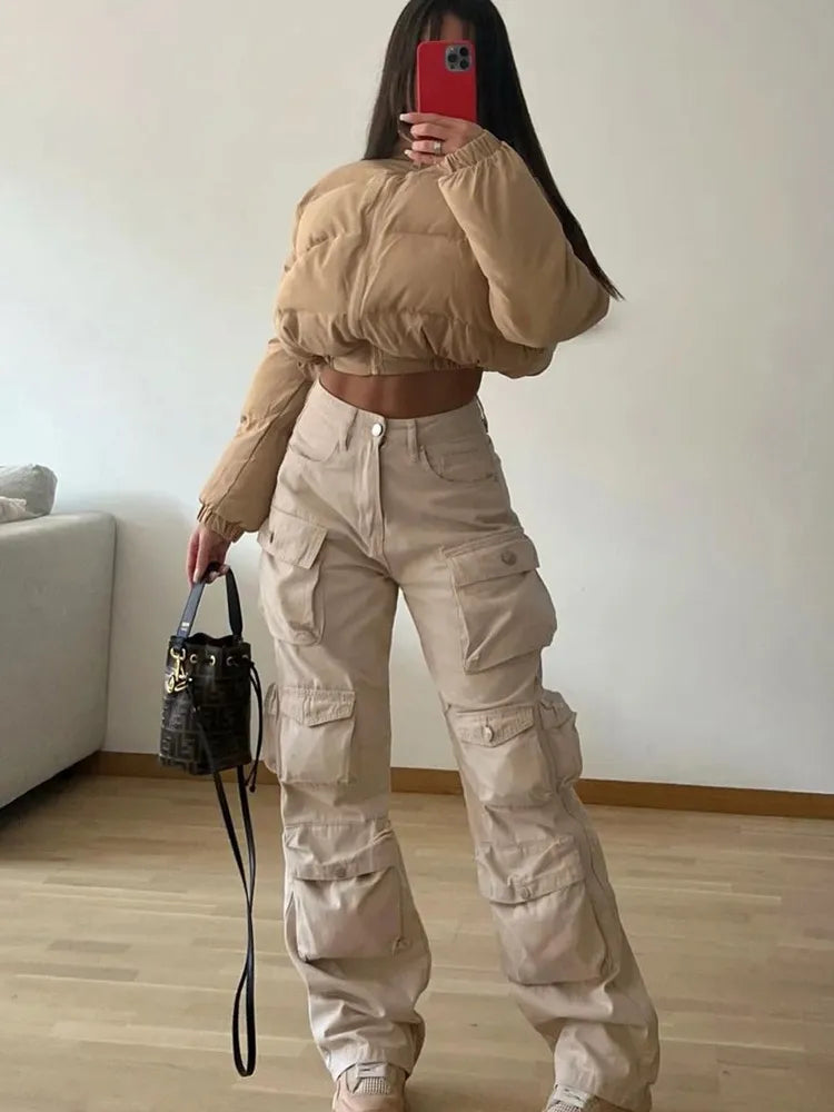 Anika™ - High-waisted cargo pants