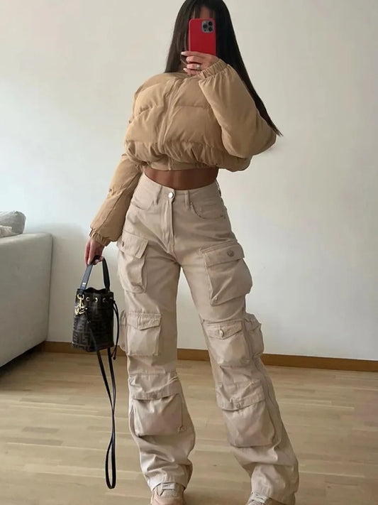Anika™ - High-waisted cargo pants