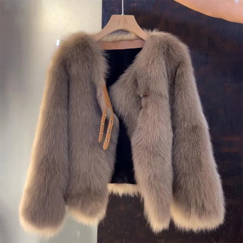Joanna™ - Fluffy Fur Coat [Last Rag Discount]