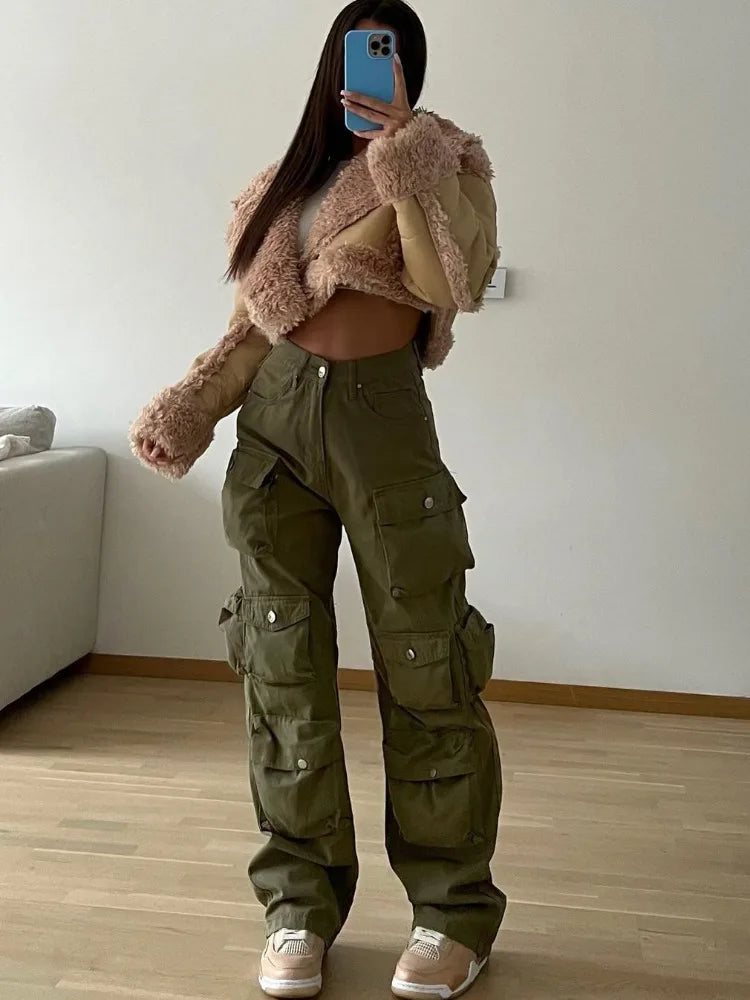 Anika™ - High-waisted cargo pants