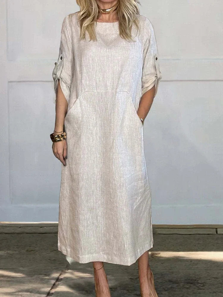 Veronica™ - Sweater dress with pockets