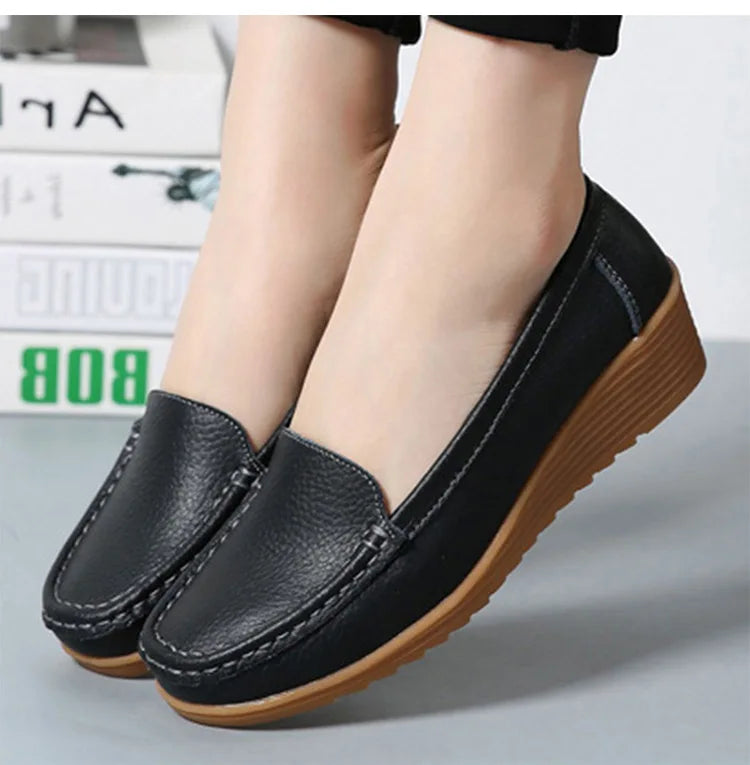 Gisela™ - women's leather loafers