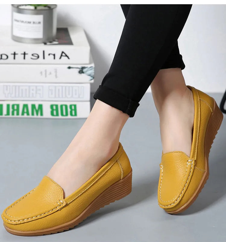 Gisela™ - women's leather loafers