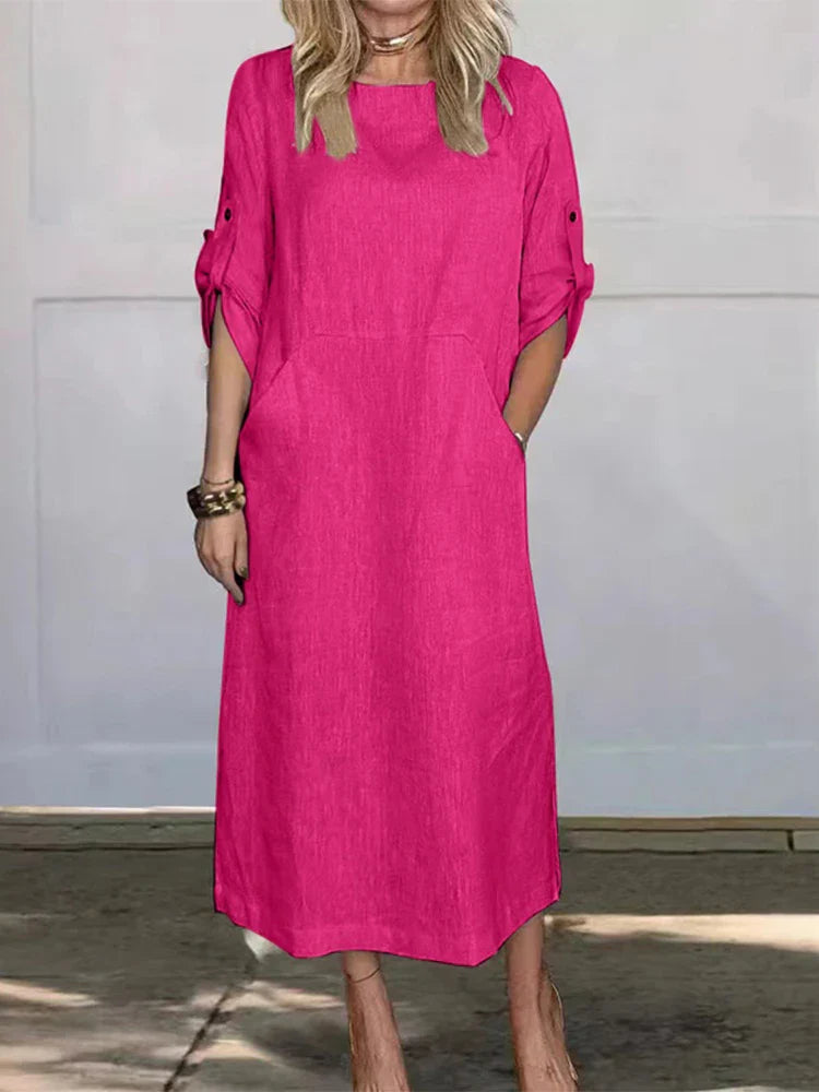 Veronica™ - Sweater dress with pockets