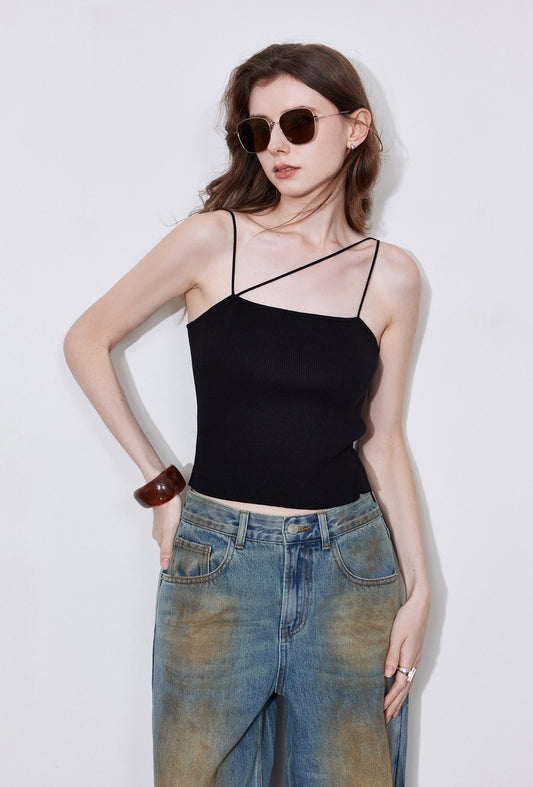 Frieda | Asymmetrical slim-fit tank top