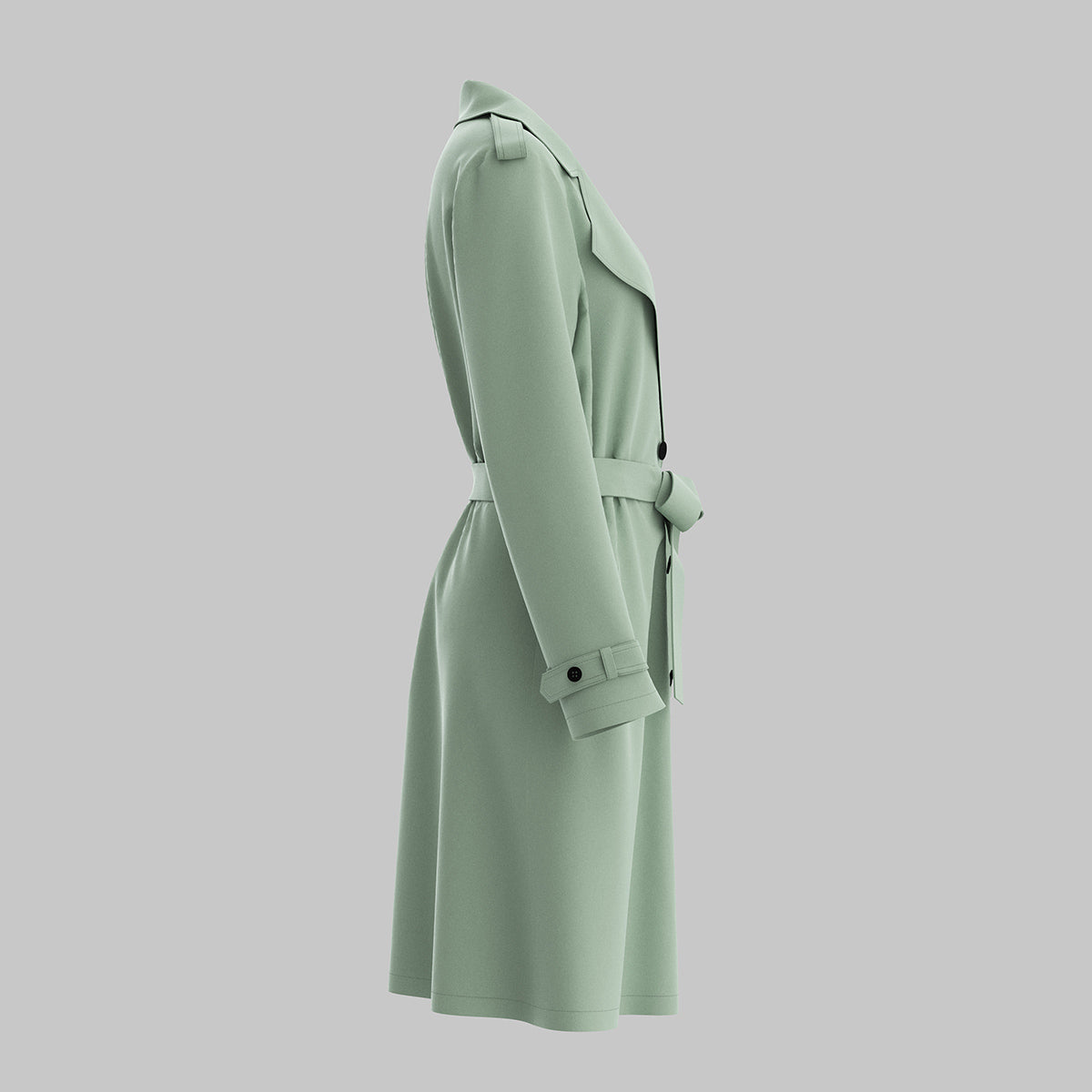 Zeke | Classic trench coat with belt