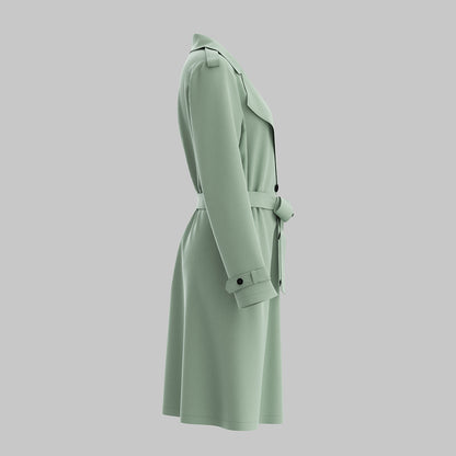 Zeke | Classic trench coat with belt