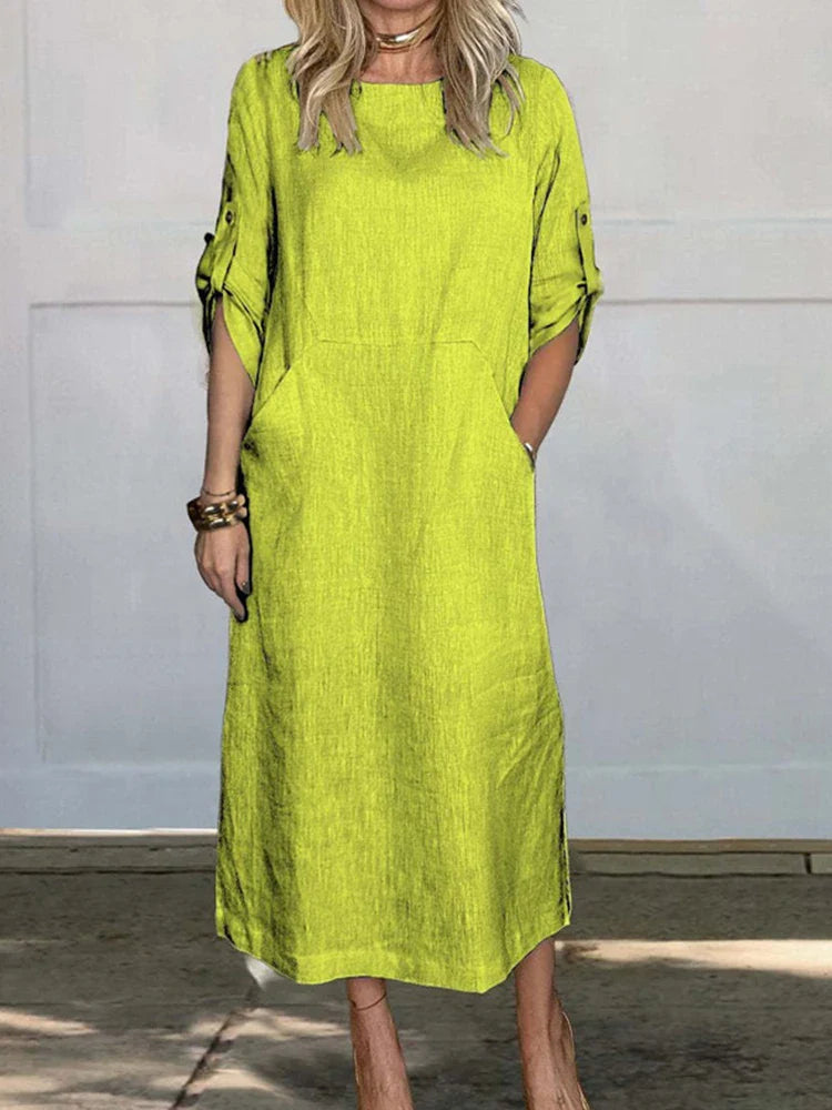 Veronica™ - Sweater dress with pockets