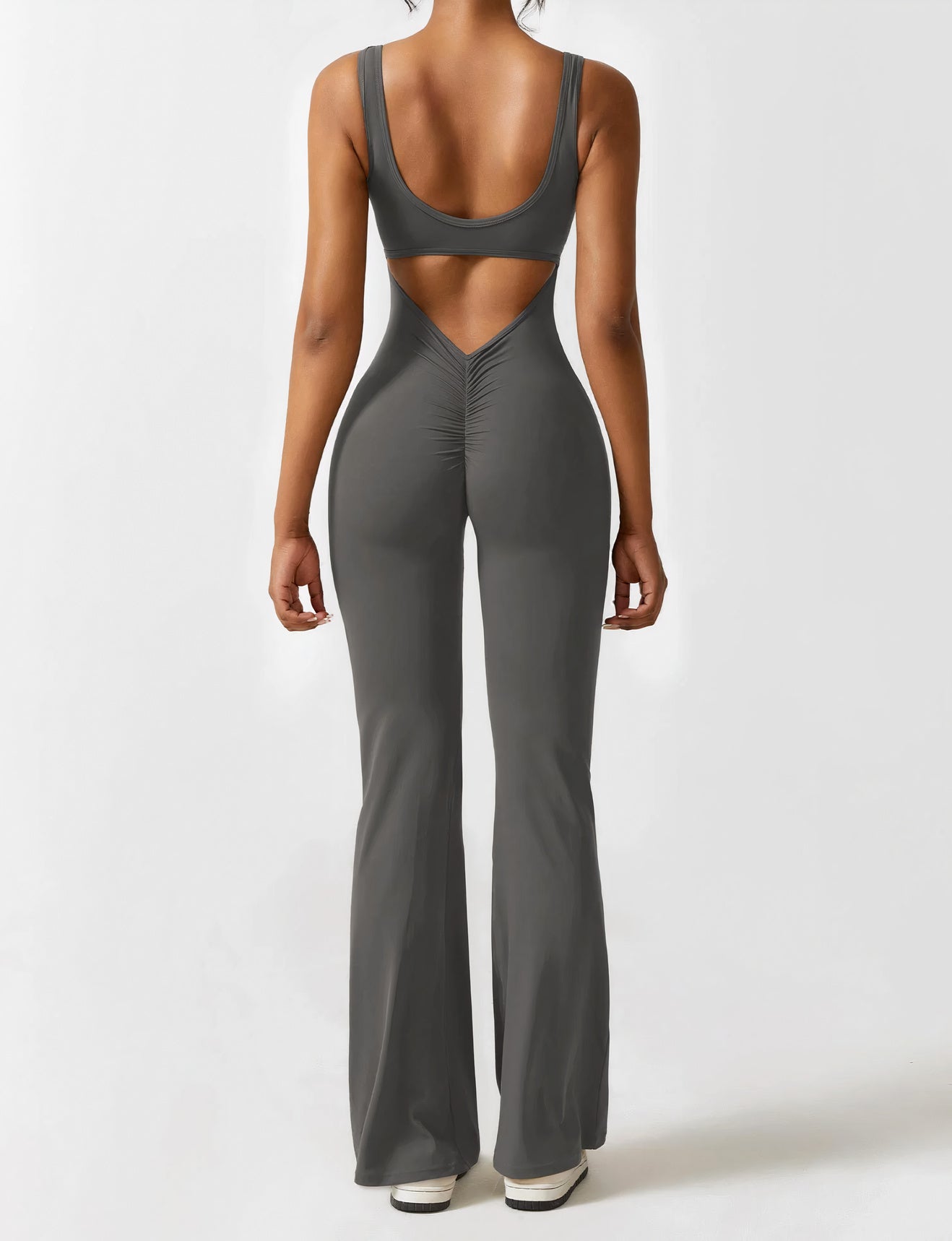 Anji™ - Crinkle Flared Jumpsuit