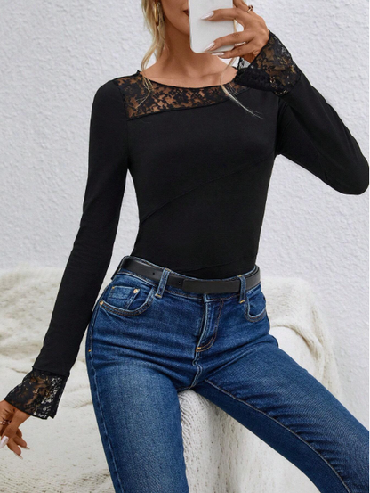 Gabbi™ - Sequenced Long Sleeve Pink Top [Last Day Discount]