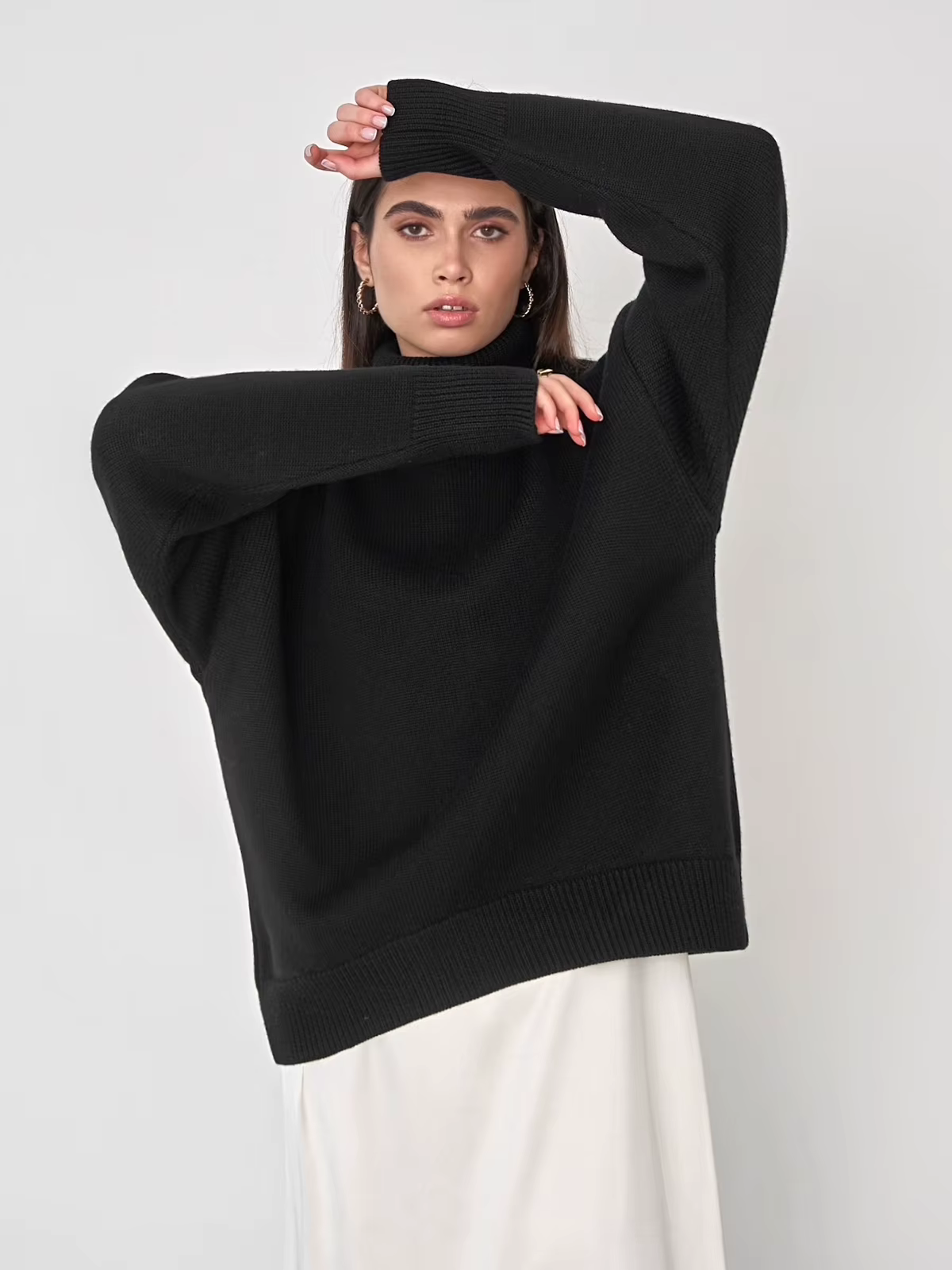 Adler™ – Cozy oversized turtleneck sweater