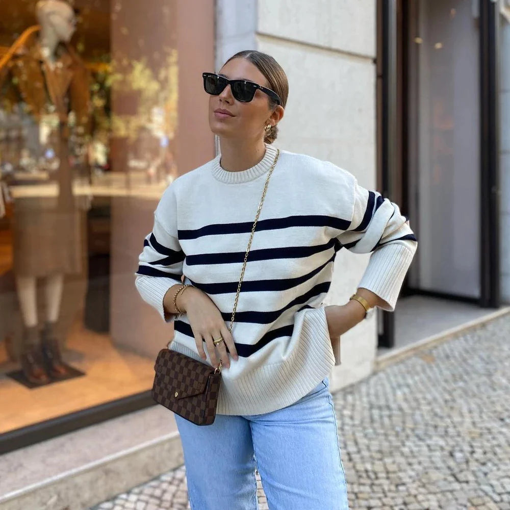 Quenny™ - Striped Pullover Sweater