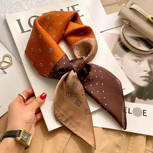Ede™ – Elegant silk scarf with pattern 