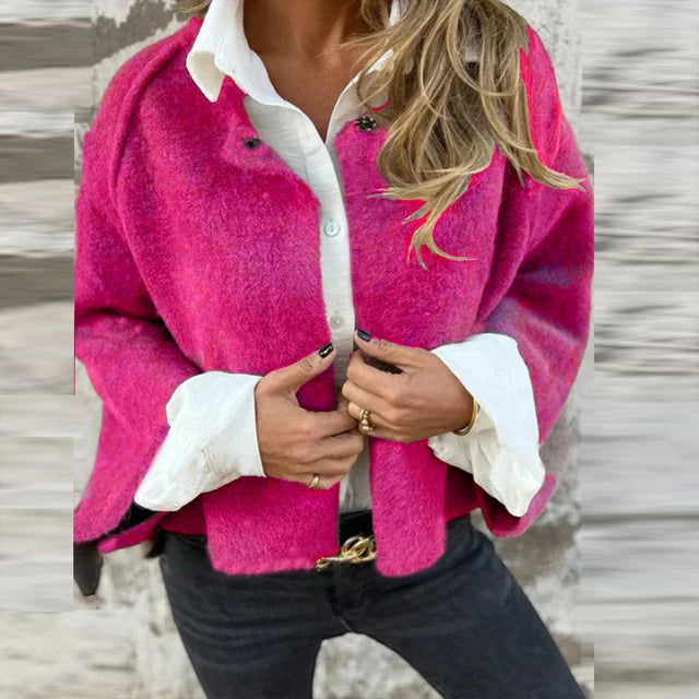 Judy™ – Stylish short jacket with buttons 