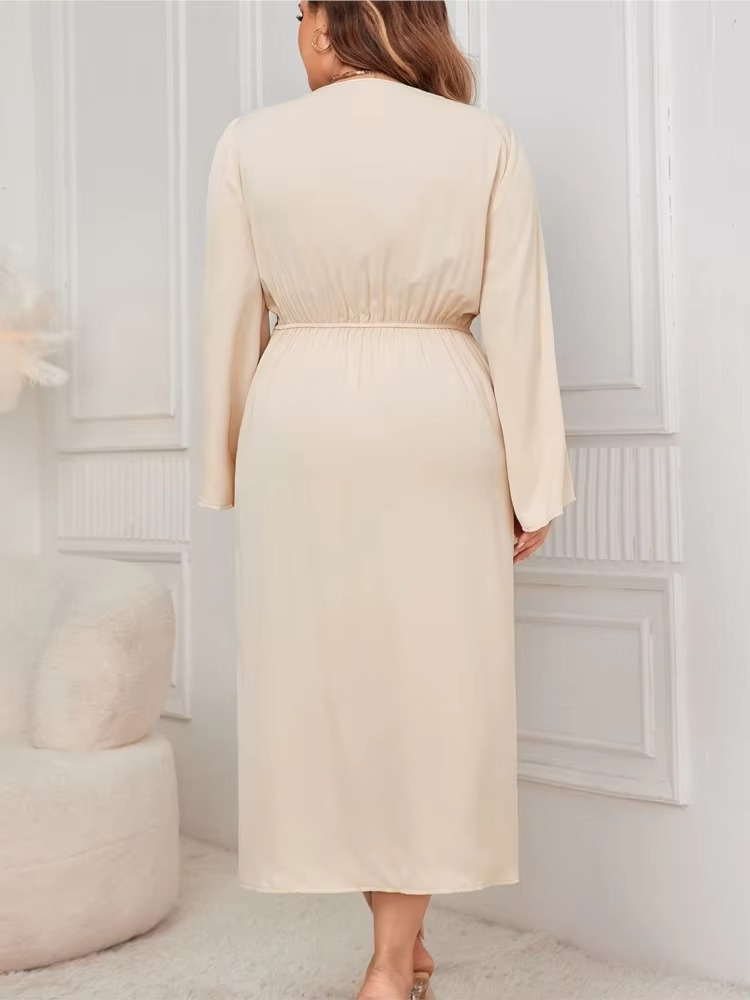 Oswald | Wrap dress with elegant waist gathers