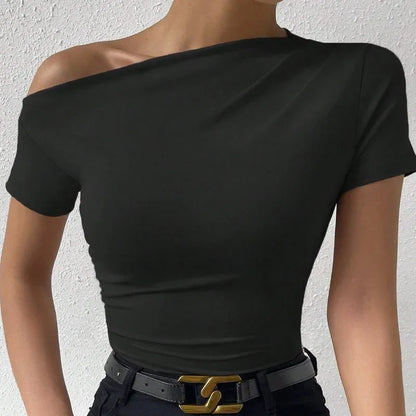 Lavelle™ - One-Shoulder T-Shirt
