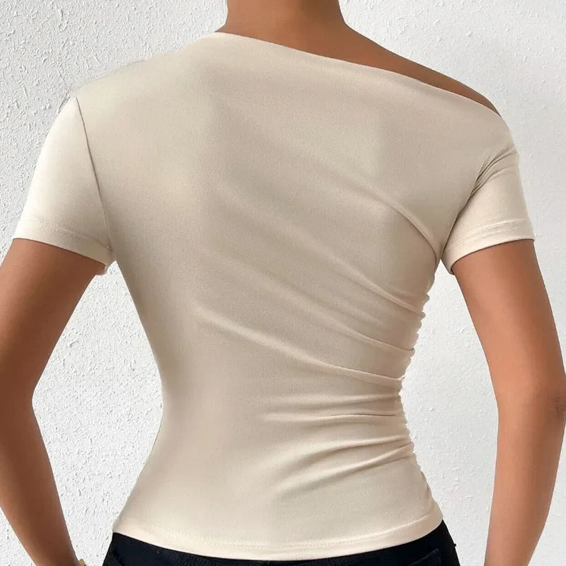 Lavelle™ - One-Shoulder T-Shirt
