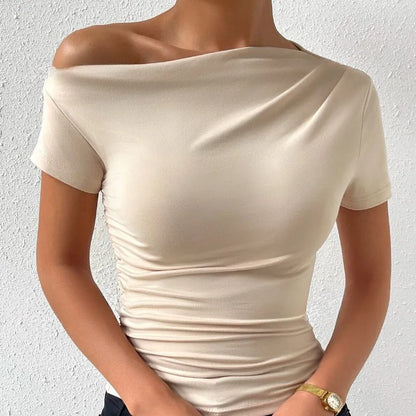 Lavelle™ - One-Shoulder T-Shirt